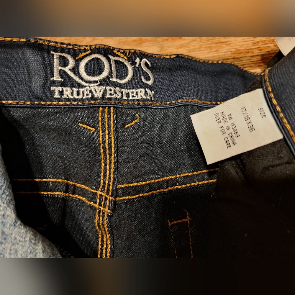 Rods Button Me Up Jeans Size 17/18‎ x 36 - Picture 4 of 4